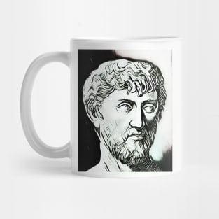 Lucretius Black And White Portrait | Lucretius Artwork 2 Mug